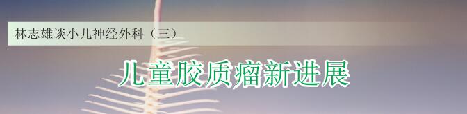 林志雄谈小儿神经外科
