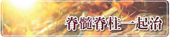 脊髓脊柱一起治